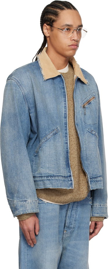 Bunda Maison Margiela Maison Margiela Sports Denim Jacket Modrá | S50AM0636 S30383, 1
