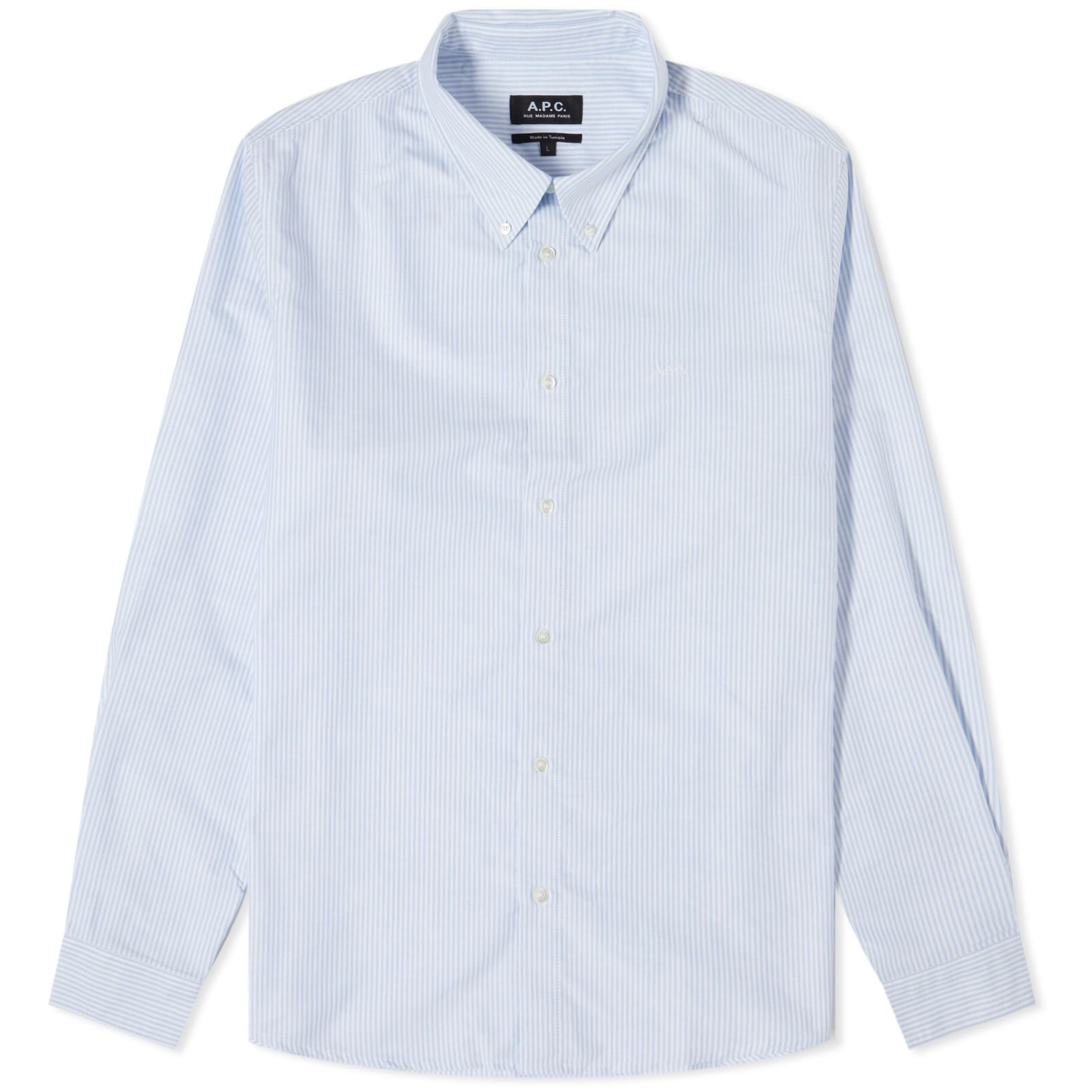 Greg Log Button Down Stripe Shirt