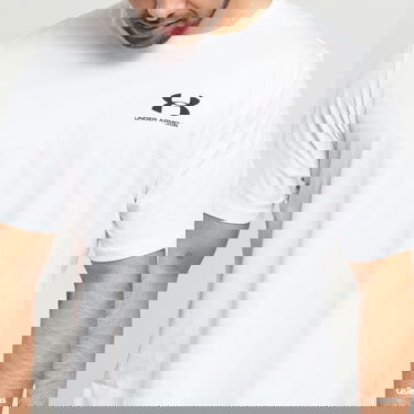 Tričko Under Armour Sportstyle Left Chest SS Tee Biela | 1326799-100, 2