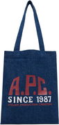 A.P.C. Lou Carpenter Denim Tote Bag
