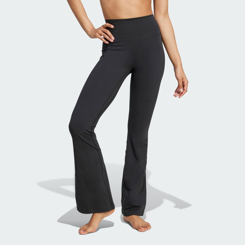 Legíny adidas Performance All Me Flare Leggings Čierna | JW7588