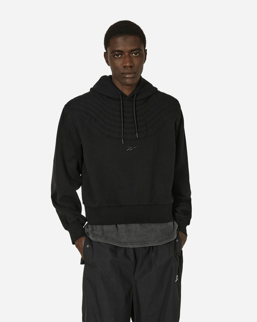 Mikina Reebok Machine-A Padded Biker Hoodie Black Čierna | RMBB005C99FLE001