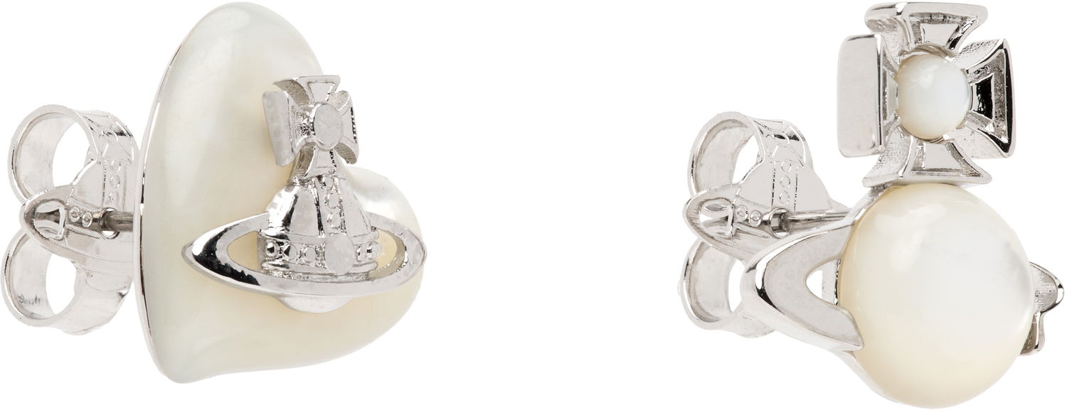 Náušnice Vivienne Westwood Silver Thomasina Earrings Metalická | 62010343-02P122-IM, 1