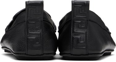Tenisky a topánky Versace Leather Driver Loafers Čierna | 1017072_1A12110, 1
