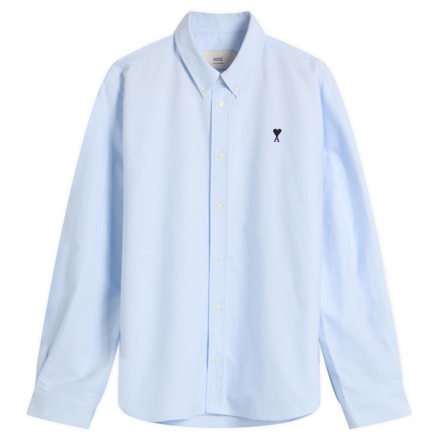 Košeľa AMI AMI Paris Men's Cotton Oxford Classic Shirt, Size IT 46 Modrá | H25HSH763-CO0031-450H25, 0