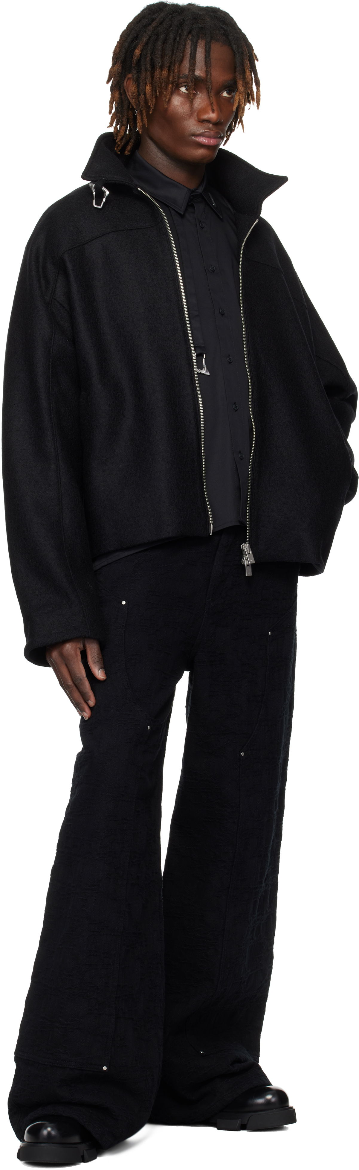 Heliot Emil Perceptual Wide-Leg Jeans