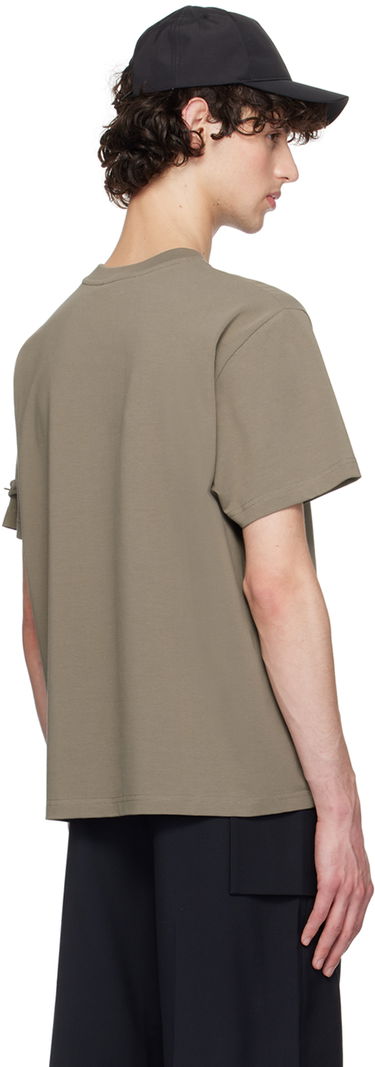 Tričko HELIOT EMIL Khaki Armband T-Shirt Béžová | PREAW24_M_09_119_DG23, 2