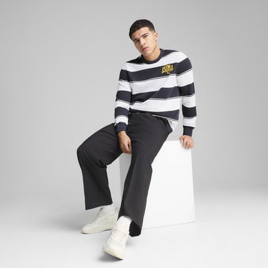 Sveter Puma Class Striped Long Sleeve T-Shirt Rôznofarebný | 684647_16, 2