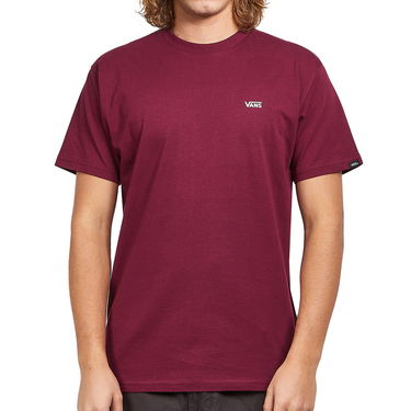 Tričko Vans Left Chest Logo Tee Vínová | VN0A3CZEBRG1, 2
