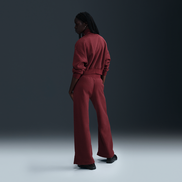 Súprava Nike Nike Sportswear Phoenix Plush High-Waisted Wide-Leg Fleece Pants Vínová | FN3622-619, 2