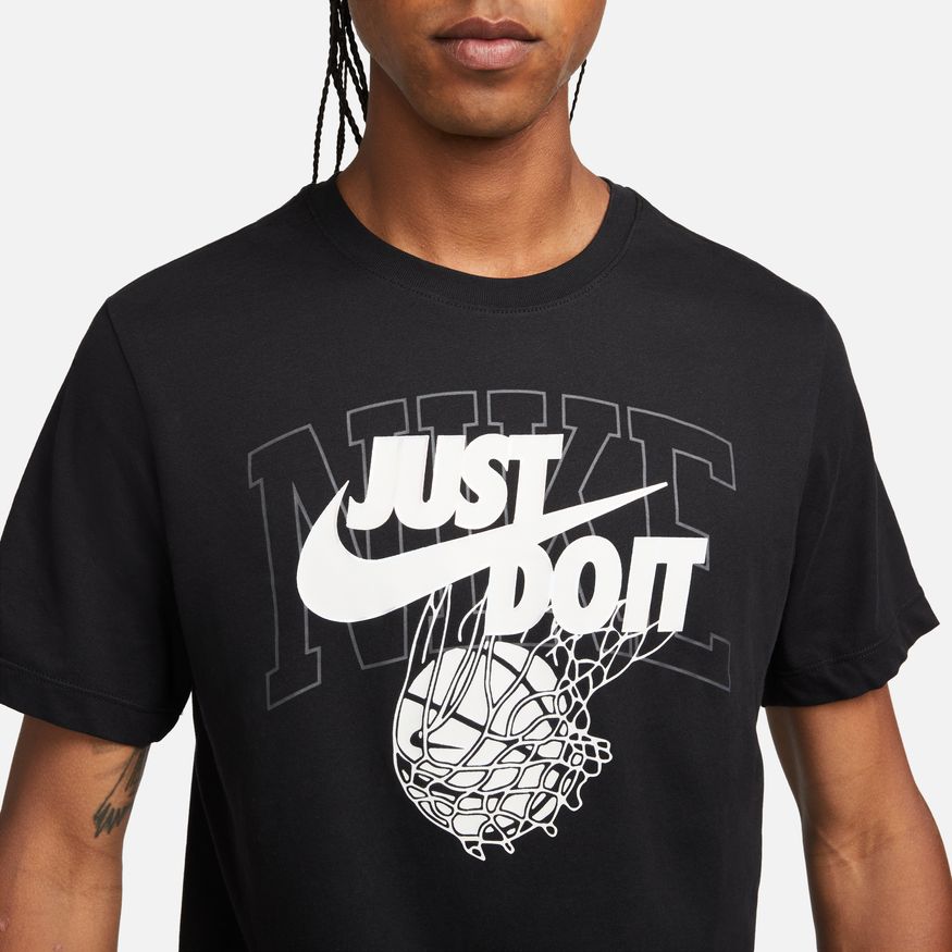 Tričko Nike Dri-FIT "Just Do It" Basketball Tee Čierna | DR7639-010, 1