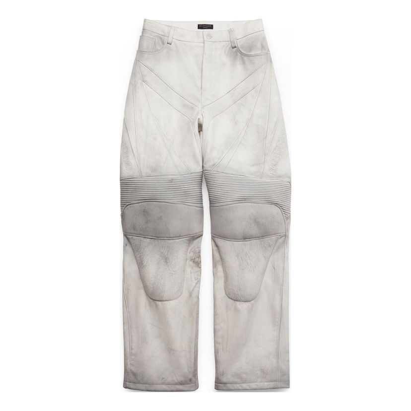 Nohavice Balenciaga Designer Biker Baggy Pants Biela | 747080TOS149012