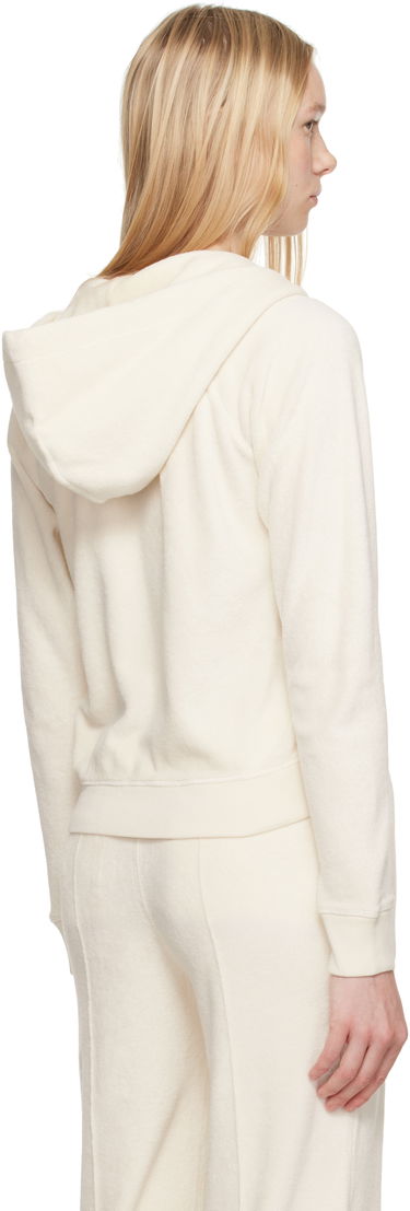 Mikina Tom Ford TOM FORD Terrycloth Zip-Up Hoodie Biela | FLJ062-FAX830, 2