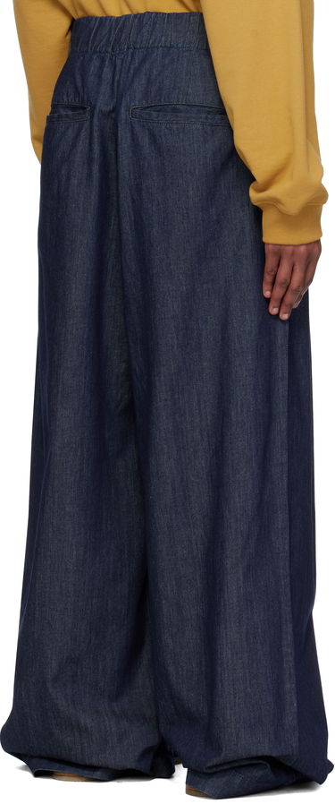 Nohavice Dries Van Noten Dries Van Noten Elasticated Wide-Leg Jeans Modrá | 251-020926-1553, 2