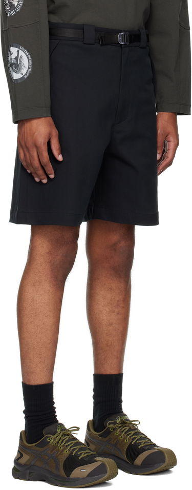 Šortky ROA ROA Buckle Chino Shorts Čierna | RBMW0393FA276, 1