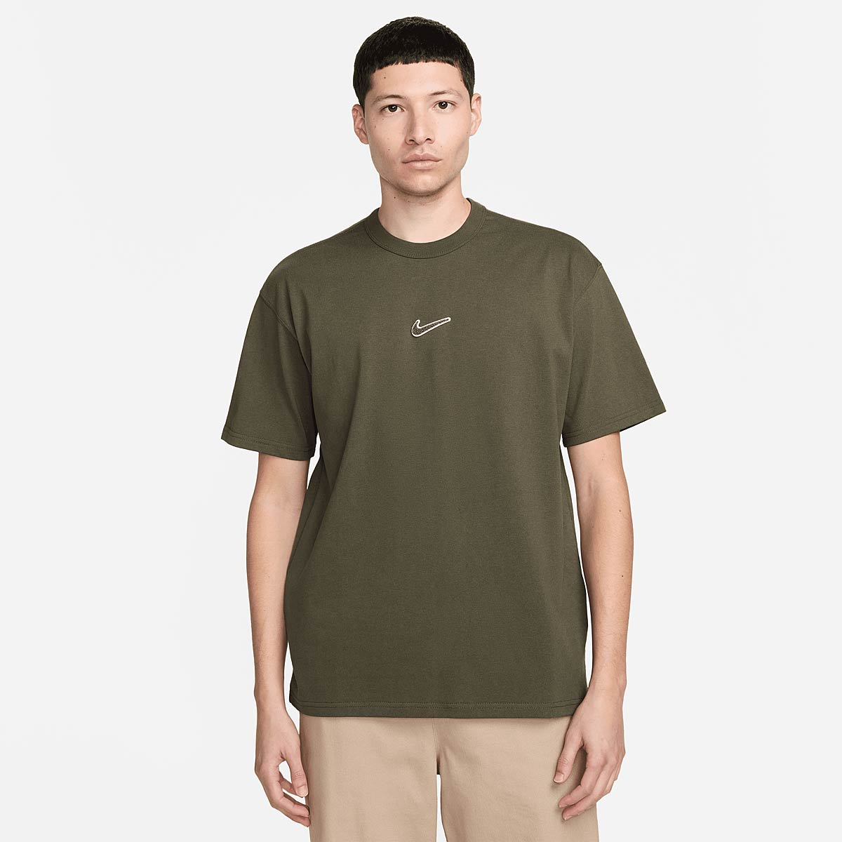 Tričko Nike M NSW PREMIUM ESSNTIAL OPEN T-SHIRT Zelené | FV7726-325, 0