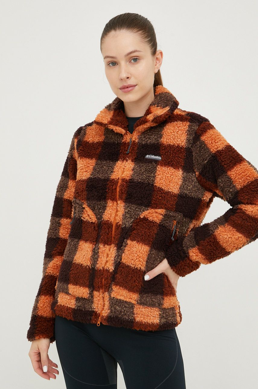 Mikina Columbia Sweatshirt Oranžová | 1905913, 0