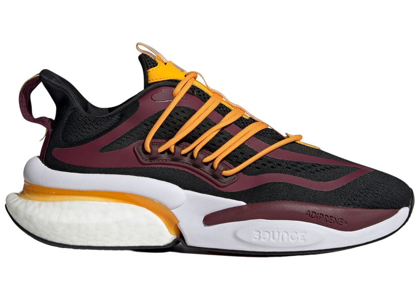 Tenisky a topánky adidas Performance Arizona State Alphaboost V1 Core Black Team Maroon Team Colleg Gold Čierna | IE1034