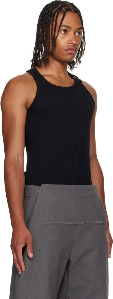 Tielko Jean Paul Gaultier Jean Paul Gaultier 'The Piercing' Tank Top Čierna | 25/03-W-TO375-J014-00, 4