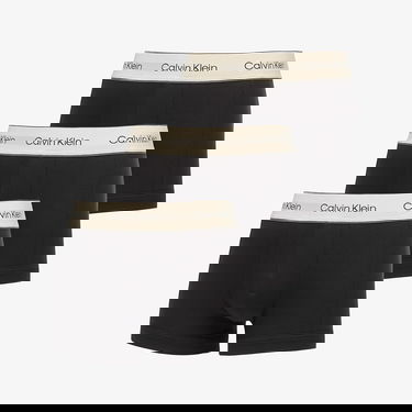 Ponožky CALVIN KLEIN Heritage Cotton Stretch Trunk 3-Pack Čierna | LV00NB4446 UB1, 0