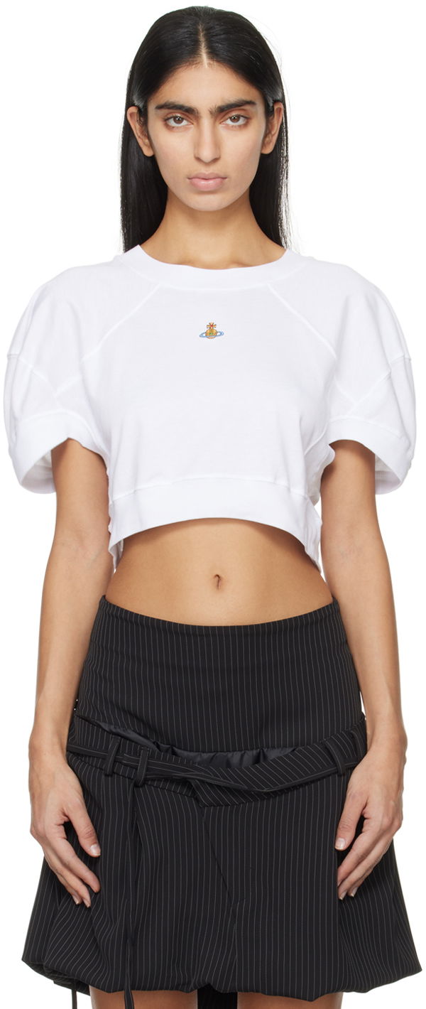 Tričko Vivienne Westwood Football T-Shirt Biela | 1G01000A-J004A-, 0