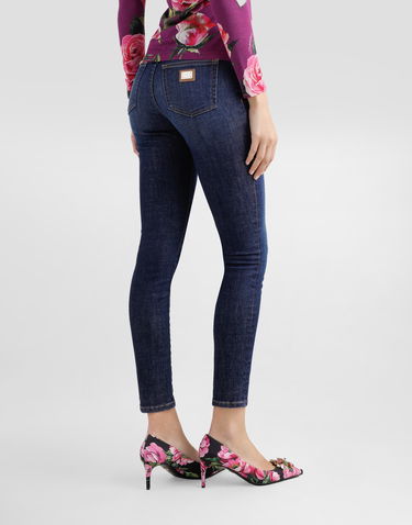 Džínsy Dolce & Gabbana Dolce & Gabbana Skinny Jeans Modrá | FTC68DG8MB9S9001, 3