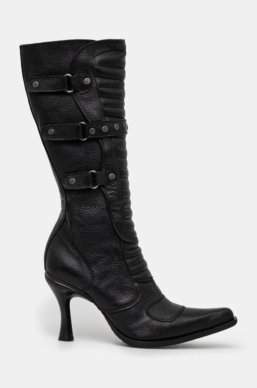 Tenisky a topánky VETEMENTS Biker Boots With Buckles Čierna | WA66BO110B, 1