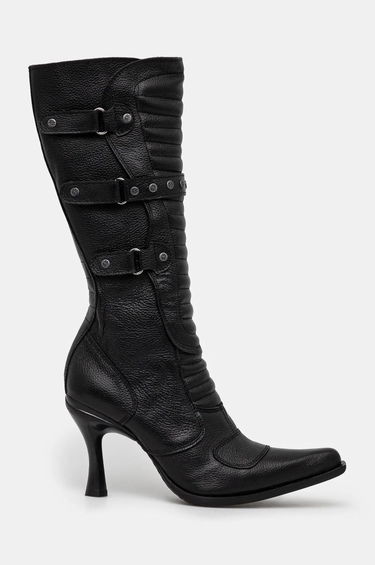 Tenisky a topánky VETEMENTS Biker Boots With Buckles Čierna | WA66BO110B, 1
