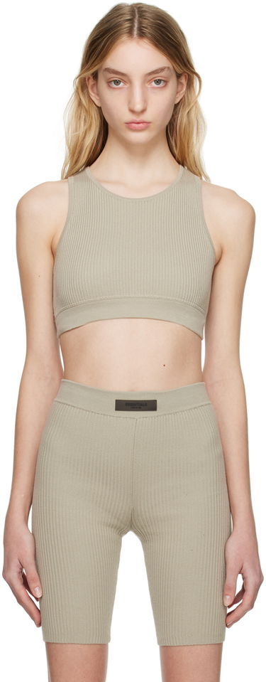 Tielko Fear of God Fear of God ESSENTIALS Rib Tank Top Zelené | 125BT225153FW, 0