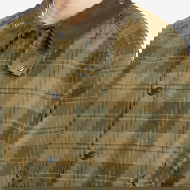 Vetrovka Barbour Men's Transport Check Cotton Casual Jacket, Size Large Zelené | MCA1020OL33, 5