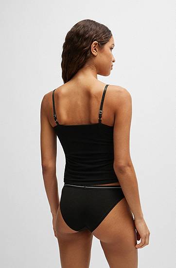 Nohavičky BOSS BOSS Three-Pack Stretch-Cotton Briefs with Logo Waistbands undefined | 50510016, 1