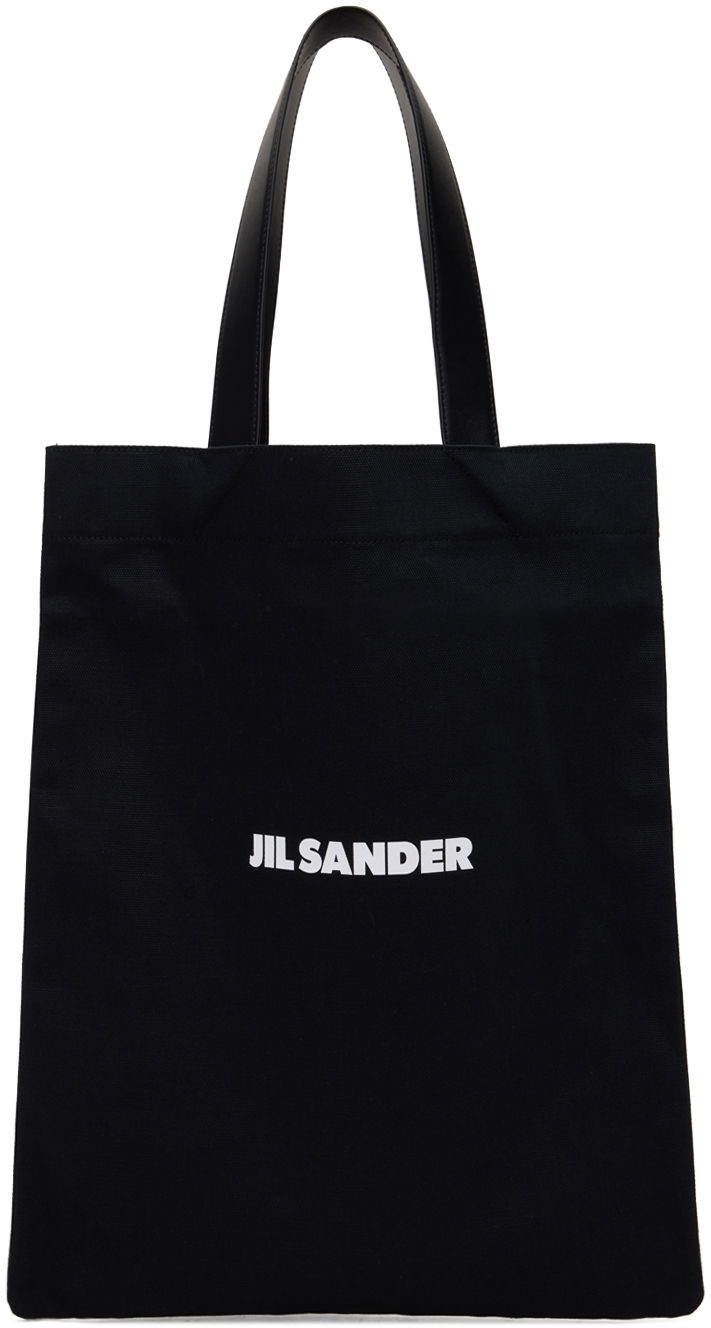 Tote bag Jil Sander Flat Shopper Medium Tote Bag Čierna | J26WC0004_P4863