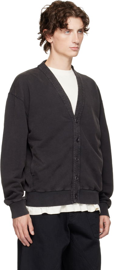 Sveter JW Anderson JW Anderson Garment-Dyed Cardigan Čierna | JW0246-PG1842, 1