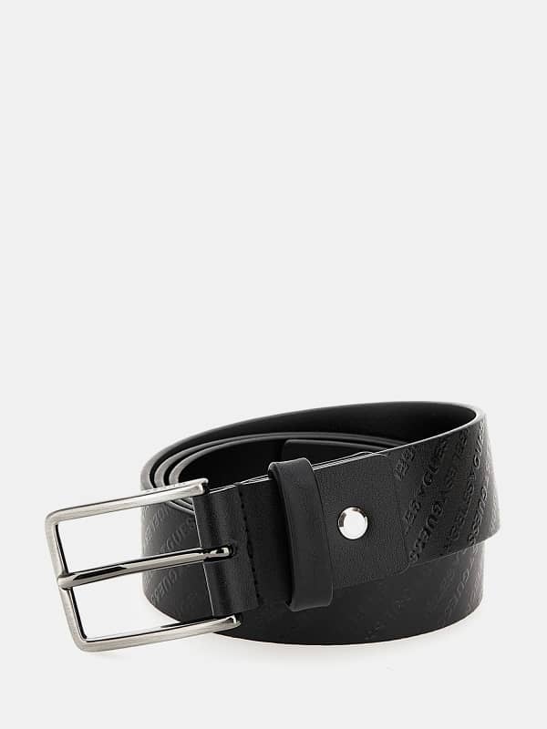 Opasok GUESS Genuine Leather Čierna | BM7736LEA35, 0