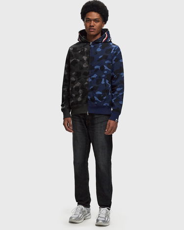 Džínsy BAPE ONE POINT REGULAR FIT 13 OZ DENIM PANTS Jeans Čierna | 001DPK801006MBLK, 1