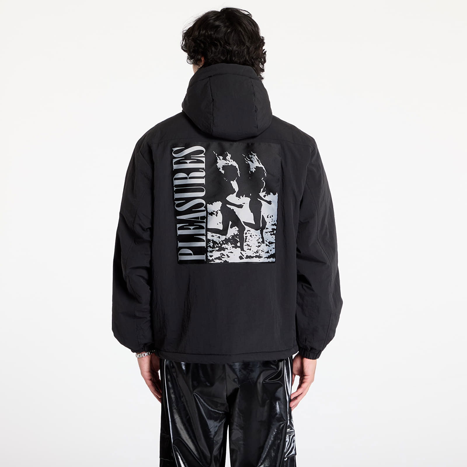 Run Hooded Black Jacket