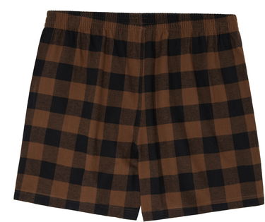Boxerky SKIMS SKIMS Flannel Sleep Shorts Hnedá | BO-BOX-6005M, 1