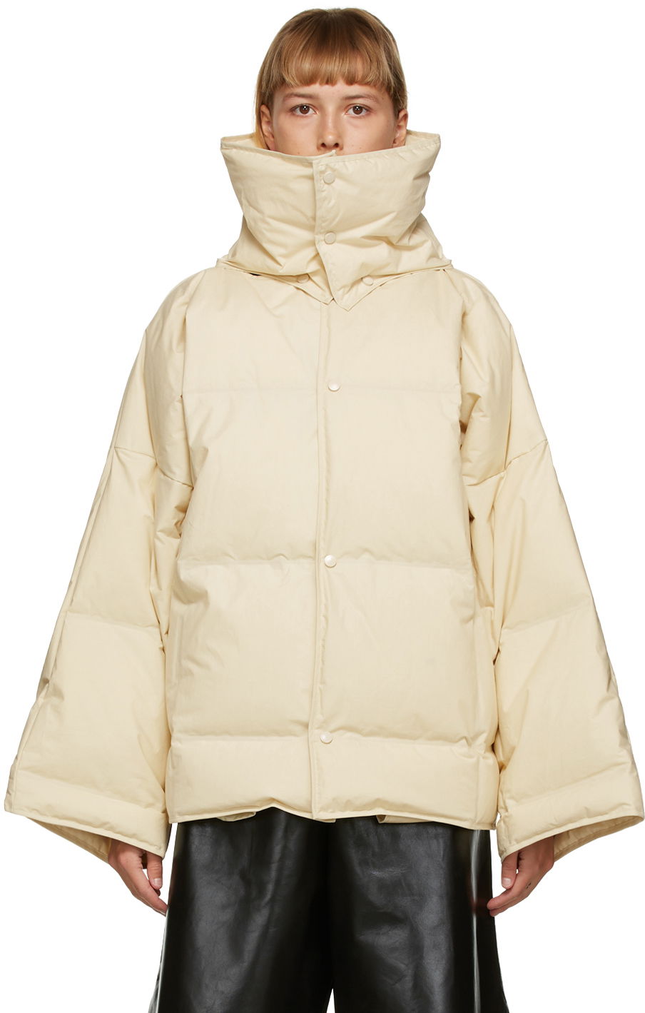 Prešívaná bunda Bottega Veneta Down Puffer Coat Béžová | 632739 VKH50, 0