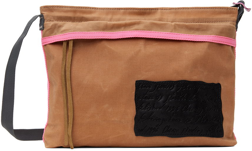 Taška cez rameno Acne Studios Patch Shoulder Bag Oranžová | C10181-, 0