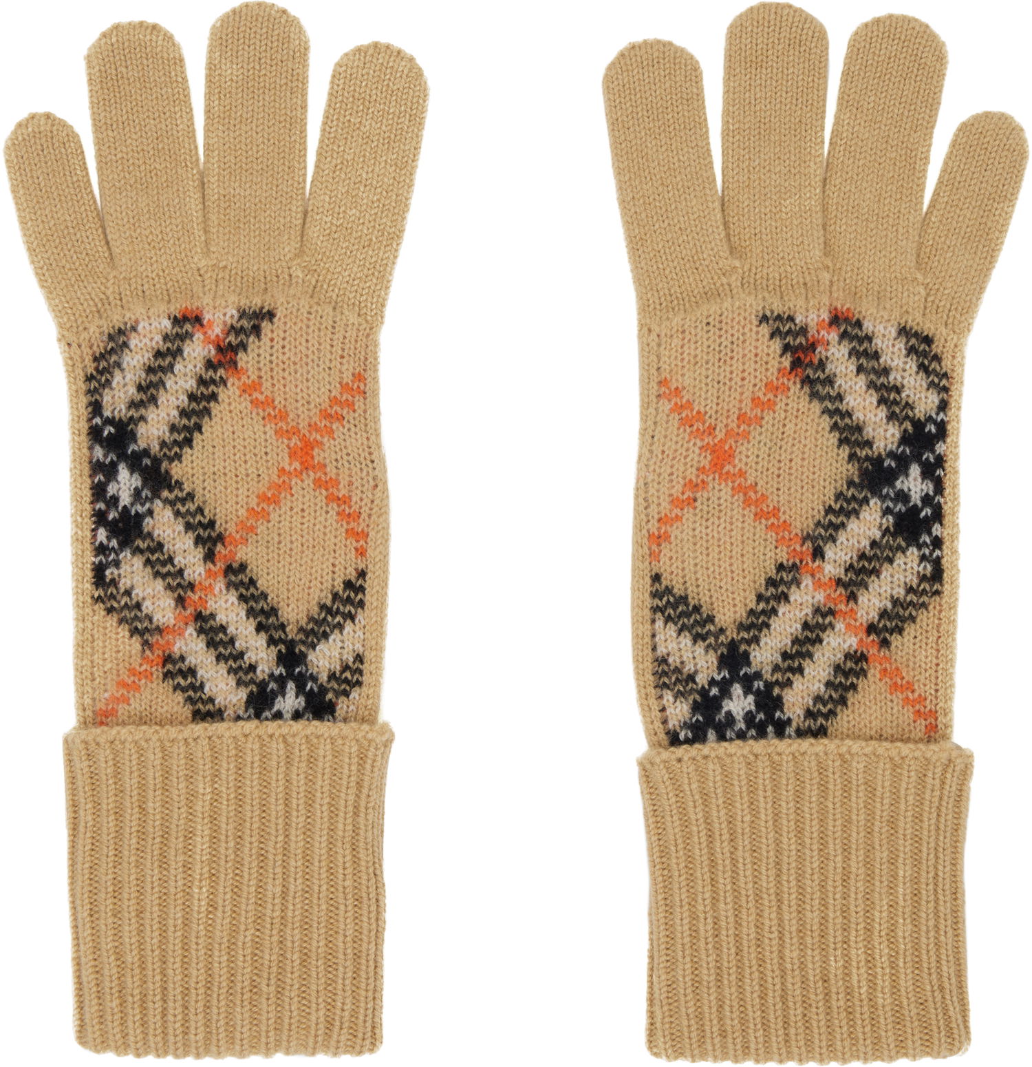 Rukavice Burberry Cashmere Blend Gloves Béžová | 8098890, 0