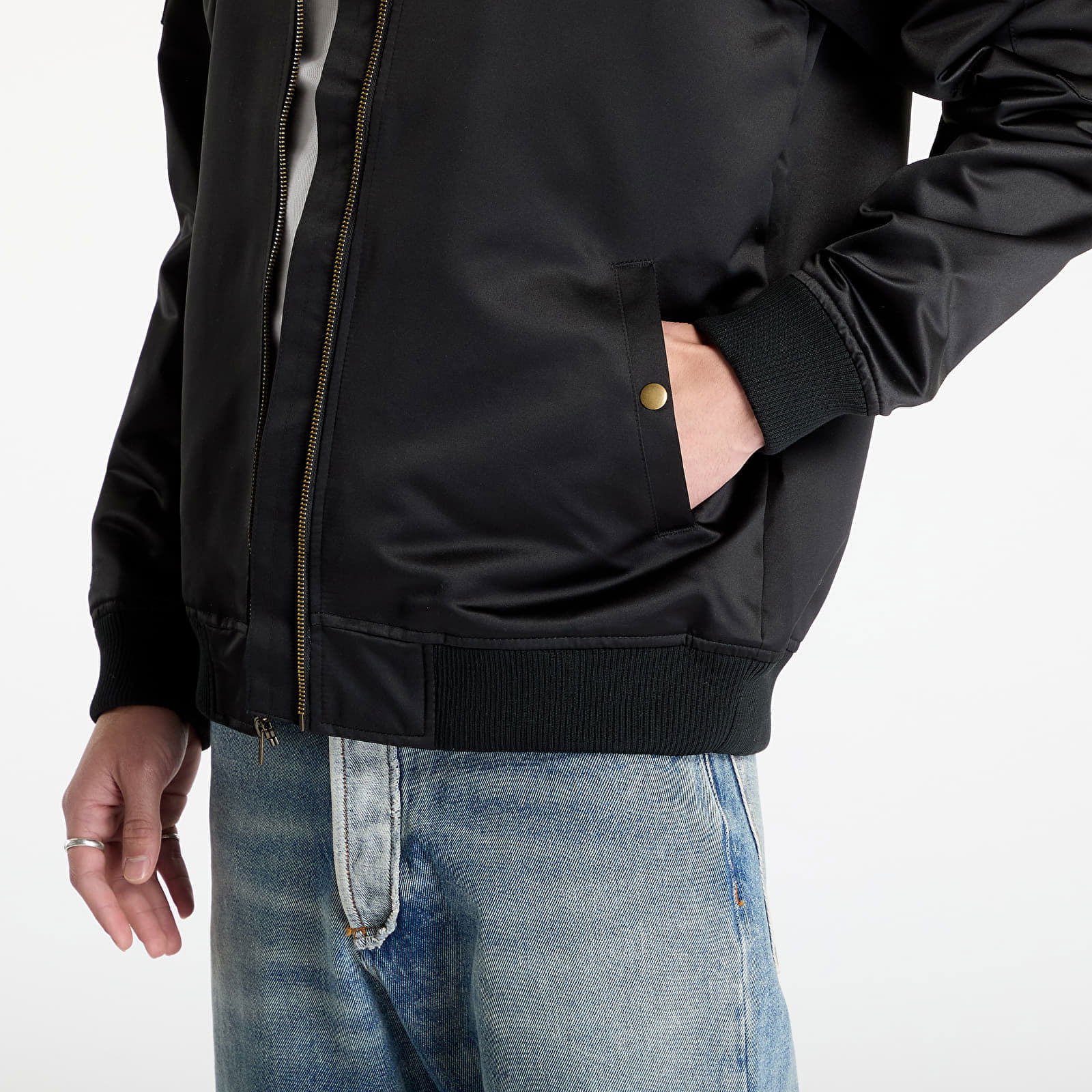 Team Leader Satin Bomber Jacket