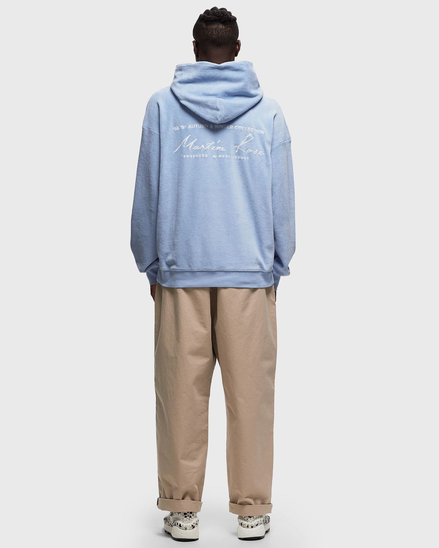 Mikina Martine Rose Classic Hoodie Modrá | CMRSS24-602, 1