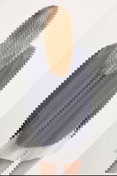 Košeľa Carhartt WIP Arvin L/S Shirt Relaxed Fit Striped Classic Collar Navy | I034560.2XXXX, 2