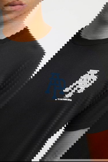Tričko AAPE by A Bathing Ape AAPE Basic T-Shirt with Print Čierna | AAPTEM1732XXP, 3