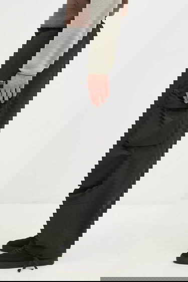 Cargo nohavice Lacoste Relaxed Fit Cargo Trousers with Drawstring Cuffs Čierna | XH2930, 1