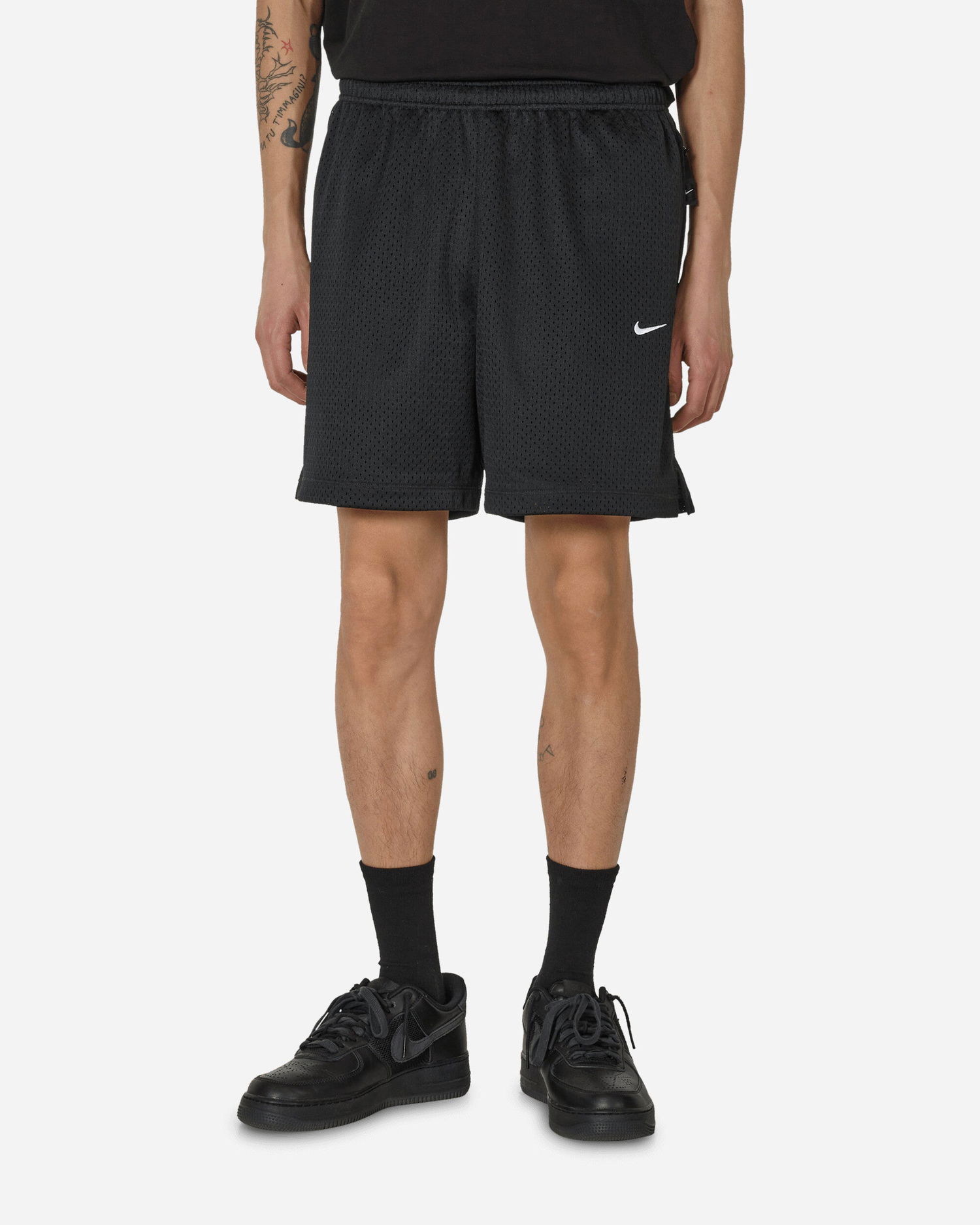Šortky Nike Solo Swoosh Mesh Shorts Black Čierna | FN3904-010, 1