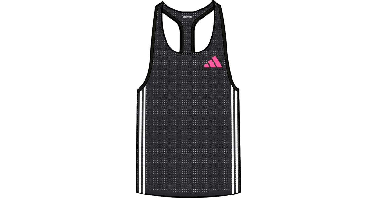Tielko adidas Originals Adizero Promo Tank Top Čierna | ik3988, 1