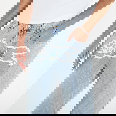 Džínsy BILLIONAIRE BOYS CLUB Icecream Running Dog Double Scoop Heavy Wash Denim Pant Modrá | ICD002 Heavy Wash Blue, 1