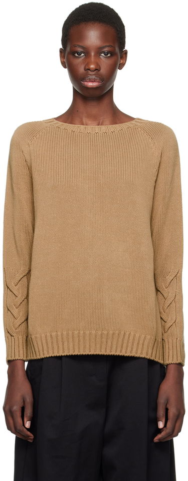 Sveter Max Mara Max Mara Harald Cable Knit Sweater Hnedá | 2429366071600, 0