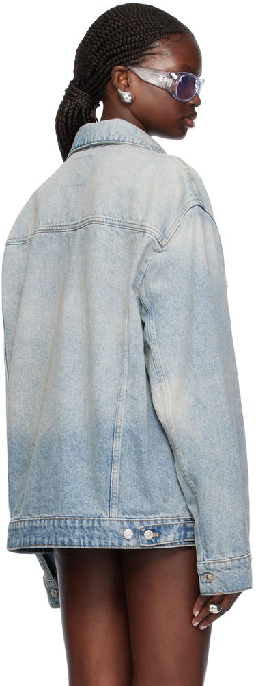 Bunda Courrèges Cocoon Denim Jacket Modrá | 124DBL161DE0016, 2